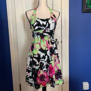 Windsor Halter Top Flowered Dress
